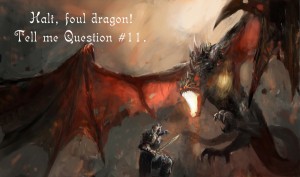 fantasy scene knight fighting dragon